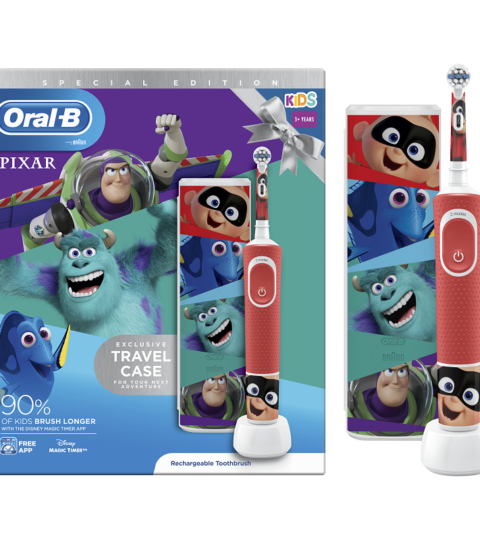 Oral-B Vitality Kids 3+ Special Edition Ήρωες Pixar & Travel Case