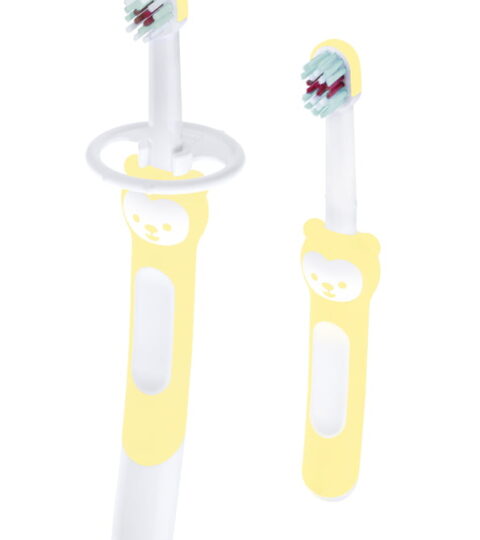 MAM – Baby’s Brush Βρεφική Οδοντόβουρτσα 6m κίτρινο