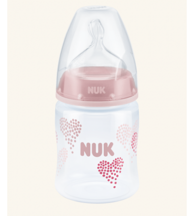 NUK – First Choice Plus Μπιμπερό πολυπροπυλενίου (PP) 150ml με θηλή Σιλικόνης 0-6 μηνών