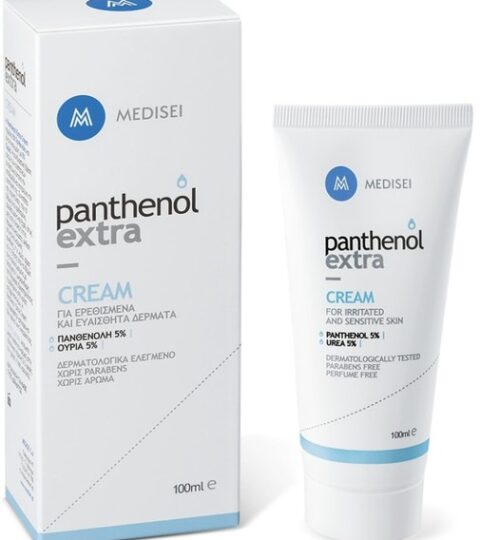 Medisei Panthenol Extra Cream Urea 5% Κρέμα Για Ερεθισμένα & Ευαίσθητα Δέρματα 100ml