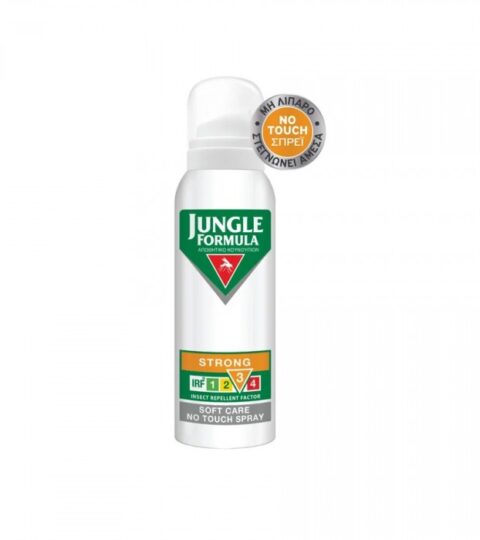 Jungle Formula Jungle Formula Strong Soft Care No Touch Spray – Εντομοαπωθητικό με Ισχυρή Προστασία που δεν χρειάζεται επάλειψη, 125ml