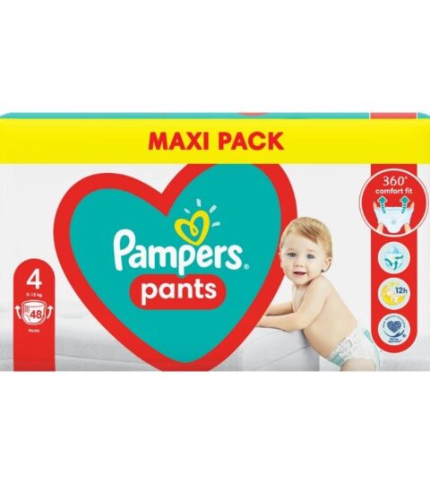 Pampers Pants No 4 (9-15kg) 2X48τμχ. Maxi Pack