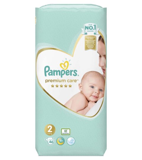 Pampers Premium Care Νo2 (4-8kg) 46τεμ