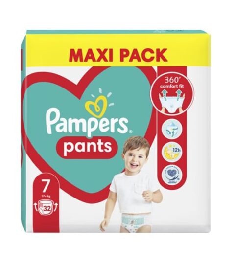 Pampers MAXI PACK Pants No 7 (17+kg) Πάνες 3X32τμχ.