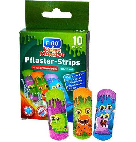 FIGO Plaster Strips [56mm X 18mm] (“Little Monsters”) 10τμχ